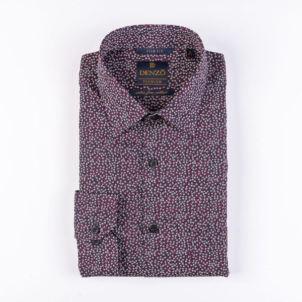 DENZO® PREMIUM MINIMAL PRINT LONG SLEEVE - MIDNIGHT FLORAL - Image 2