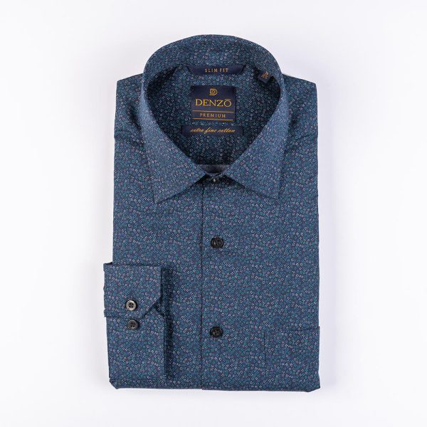 DENZO® PREMIUM MINIMAL PRINT LONG SLEEVE - MULTI FLORAL - Image 2