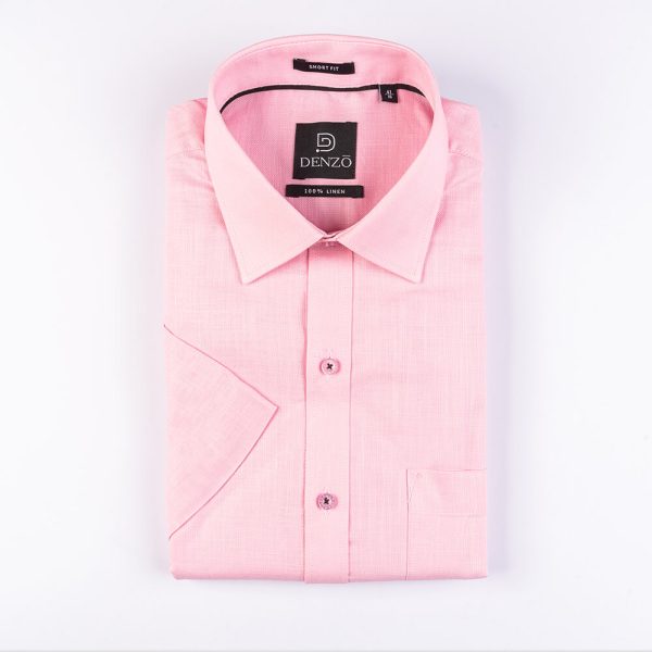 DENZO® LINEN BLACK PIPING - BABY PINK - Image 2