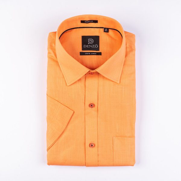 DENZO® LINEN BLACK PIPING - ORANGE - Image 2