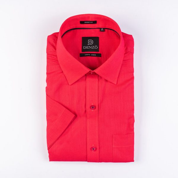DENZO® LINEN BLACK PIPING - RED - Image 2