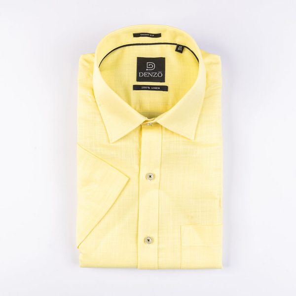 DENZO® LINEN BLACK PIPING - YELLOW - Image 2