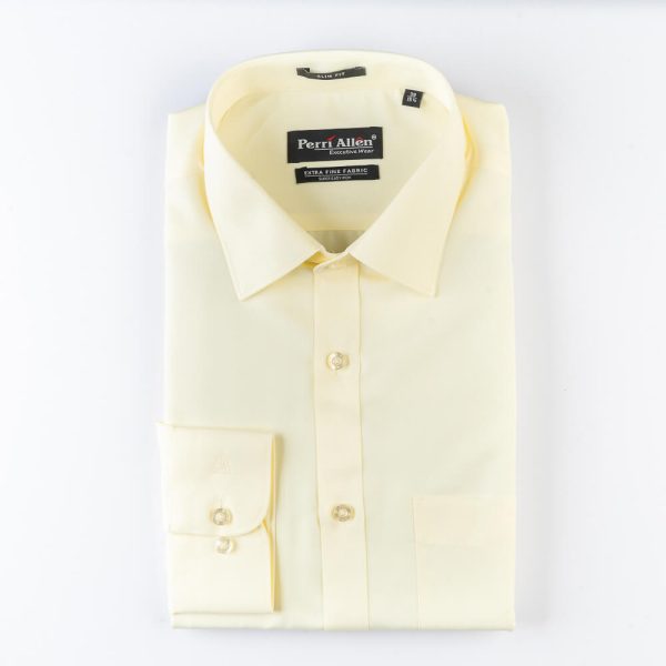 PERRI ALLEN® EXECUTIVE - SLIM FIT PLAIN CREAM - Image 2