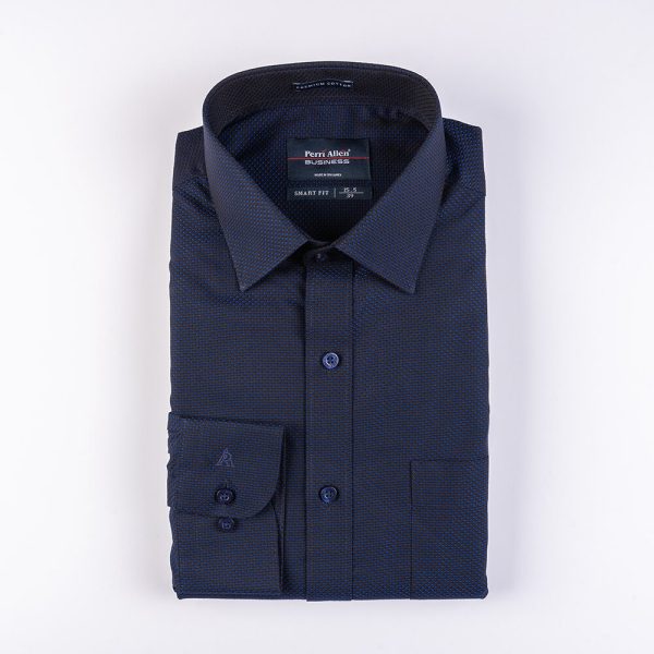 PERRI ALLEN® BUSINESS - SMART FIT DOBBY NAVY BLUE - Image 2