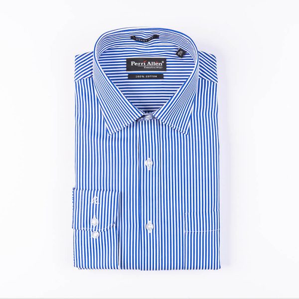 PERRI ALLEN® EXECUTIVE - SMART FIT STRIPED - DARK BLUE - Image 2