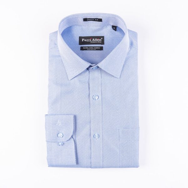 PERRI ALLEN® EXECUTIVE - SMART FIT DOBBY- BLUE - Image 2
