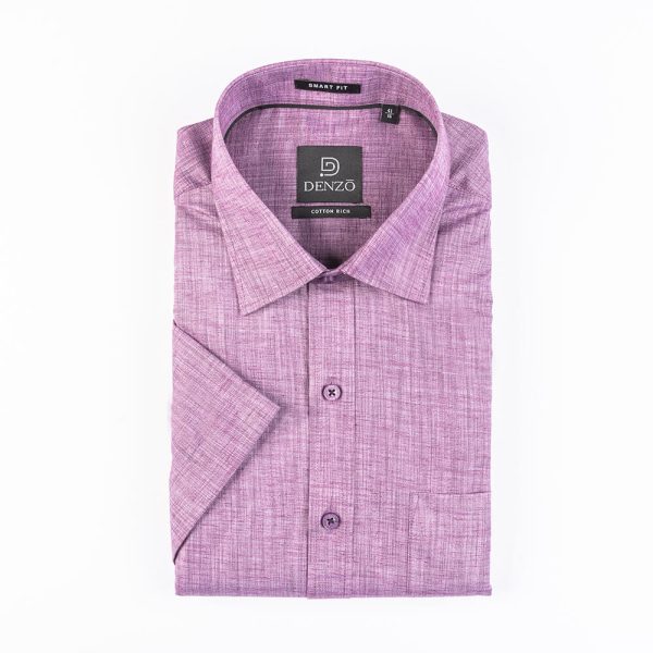 DENZO® SOLID BLACK PIPNG SHORT FIT - PURPLE - Image 2