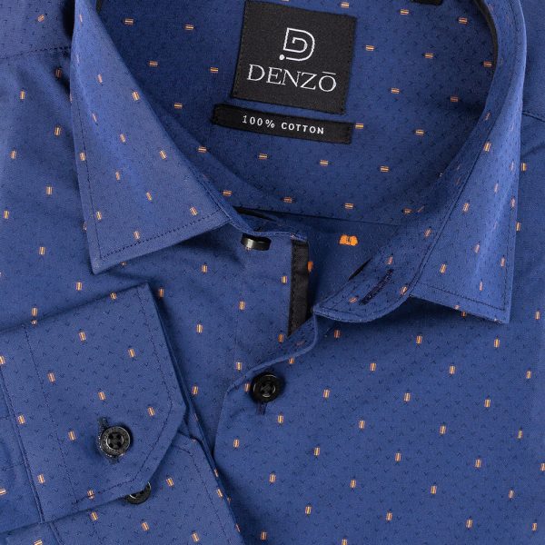 DENZO® NAVY BLUE MINI PRINTED