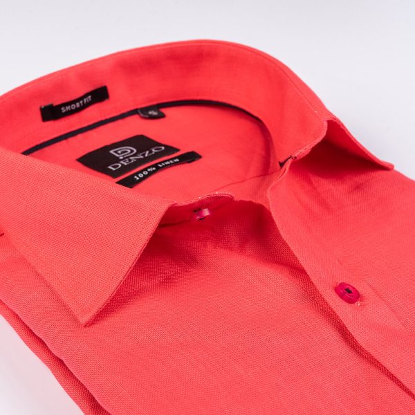 DENZO® LINEN BLACK PIPING - BUBBLEGUM PINK