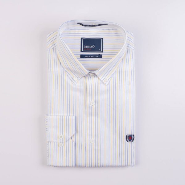 DENZO® URBAN OXFORD STRIPED - YELLOW BLUE - Image 2
