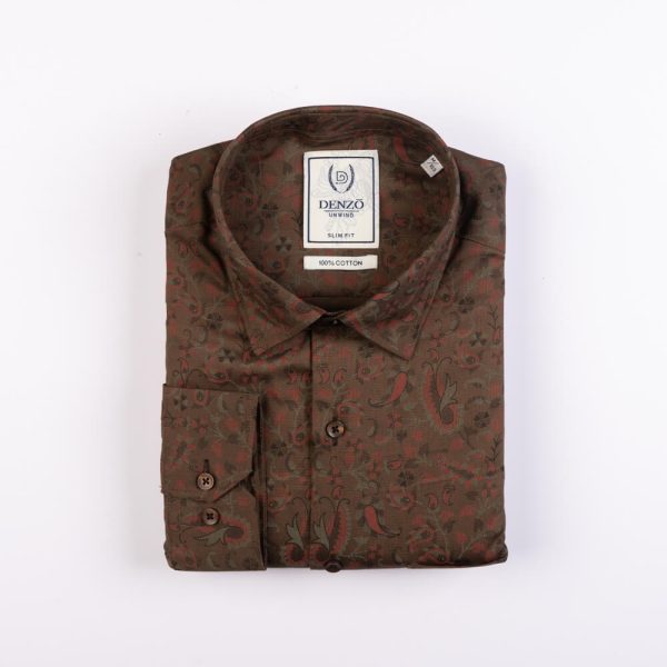 DENZO® UNWIND LONG SLEEVE PRINTED - BROWN - Image 2