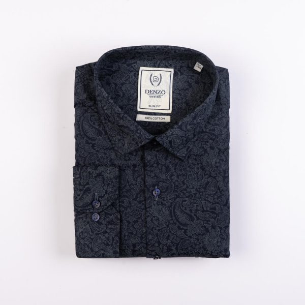 DENZO® UNWIND LONG SLEEVE PRINTED - BLUE - Image 2