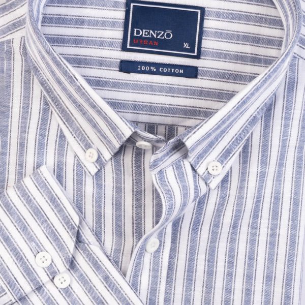 DENZO® URBAN OXFORD STRIPED – CHALK BLUE