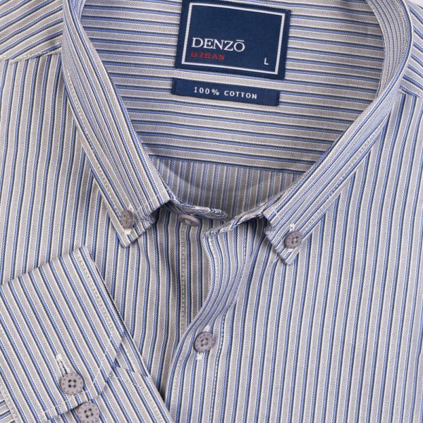 DENZO® URBAN OXFORD STRIPED - GREY