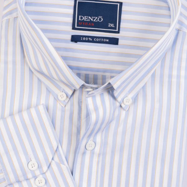 DENZO® URBAN OXFORD STRIPED – SOFT BLUE