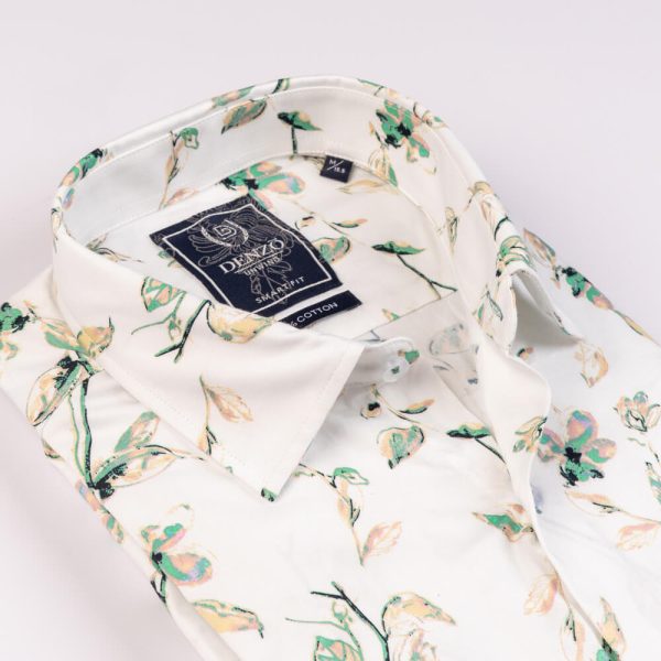 DENZO® UNWIND PRINTED SHORT SLEEVE SHIRT – GREEN