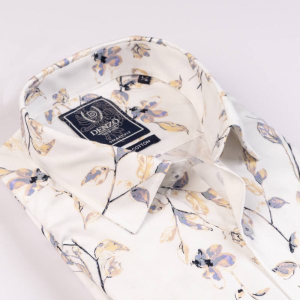 DENZO® UNWIND PRINTED SHORT SLEEVE SHIRT – PURPLE