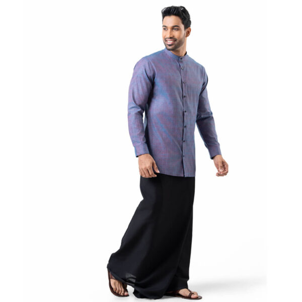DENZO® PREMIUM LONGSLEEVE HALF LENGTH KURTA - PURPLE